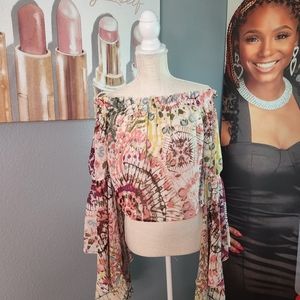 Live 4 truth, S, floral crop top